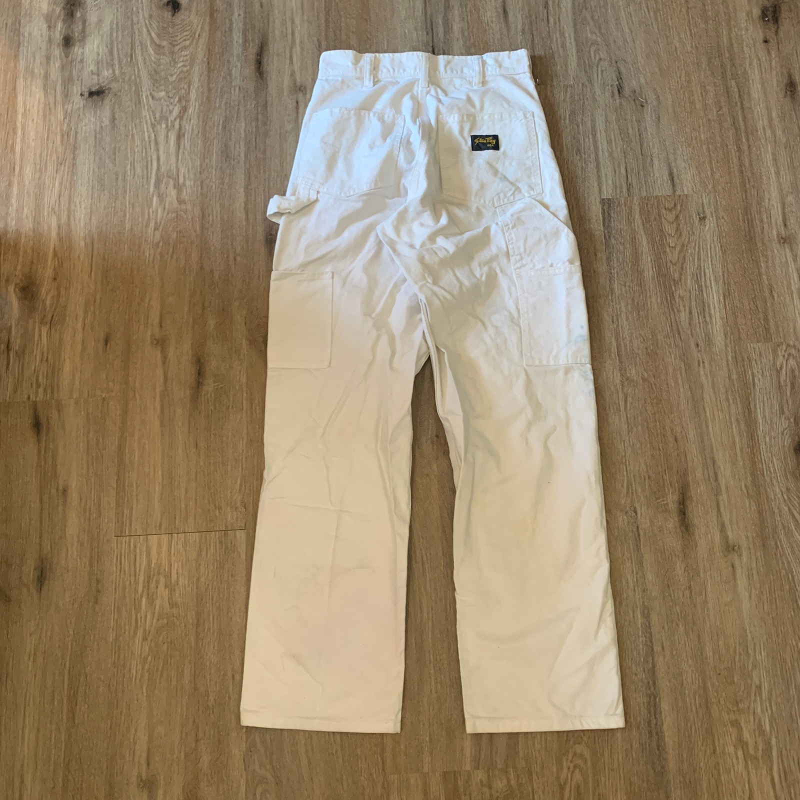 Stan Ray Painter Carpenter Pants In White - Size 26x30
